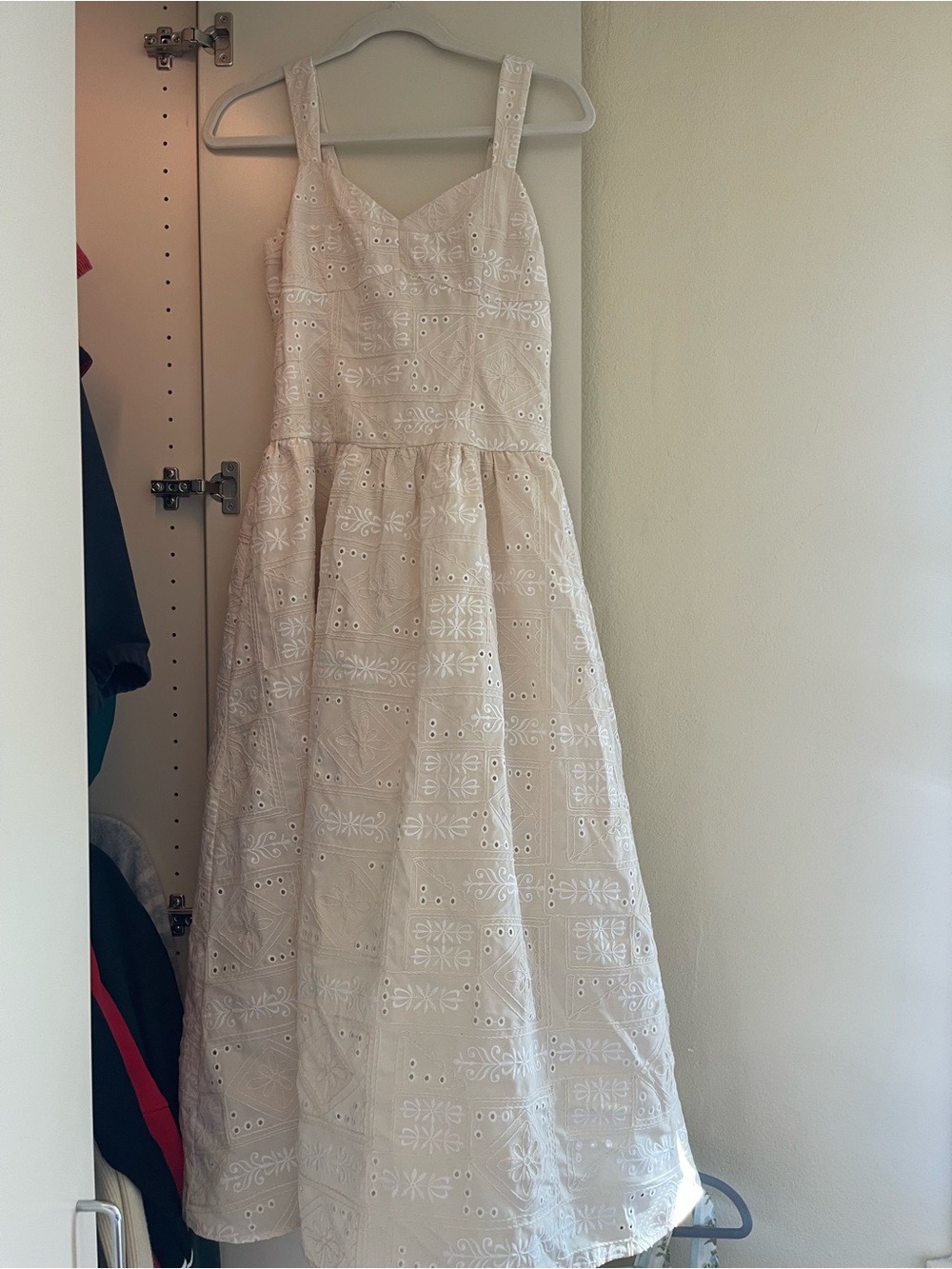 Women’s White Eyelet Sundress